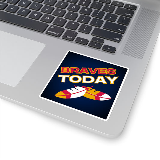 Braves Today Laptop Sticker